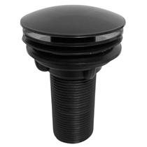 Válvula Ralo Click Preto Fosco Pia Lavatório Cuba 7/8 ABS Válvula Ralo Click Preto Fosco Pia Lavatório Cuba 7/8 ABS