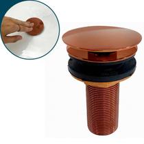 Valvula Ralo Click Rose Gold 7/8 inox Pia Lavatório Cuba 3cm Anti Odor Para Banheiro Lavabo Valvula Ralo Click Rose Gold 7/8 inox Pia Lavatório Cuba 3cm Anti Odor Para Banheiro Lavabo