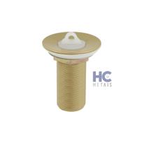 Valvula Ralo De Pia Lavatorio 7/8 Dourado Gol Europa Metal P/ Banheiro