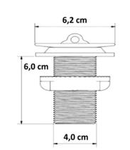Válvula / Ralo De Tanque Metal Cromado 1.1/4'' Pia E Cuba vt001 Válvula / Ralo De Tanque Metal Cromado 1.1/4'' Pia E Cuba vt001