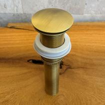 Válvula Ralo para Pia Cuba medida 1.1/4" - Bronze Click sem Ladrão Válvula Ralo para Pia Cuba medida 1.1/4" - Bronze Click sem Ladrão