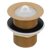 Válvula/Ralo Tanque Pia E Cuba Metal Gold/Dourado 1.1/4''