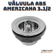 Válvula Ralo Tanque Simples Abs Cromada