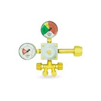 Válvula Redutora de Pressão com Manômetro de 2 Saídas Válvula Redutora de Pressão com Manômetro de 2 Saídas