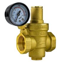 Valvula redutora pressao latao com manometro - vrp tk- 905 Valvula redutora pressao latao com manometro - vrp tk- 905