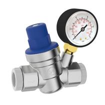 Válvula Redutora Reguladora de Pressão C/ Manômetro 3/4x1/2
