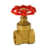 Valvula Registro De Gaveta para irrigação 3/4 Pol. DN40 Latão