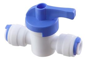 Valvula Registro Engate Rápido Bbi 1/4 X 1/4 Branca Para Filtro Purificador Bebedouro Ibbl Electrolux Consul
