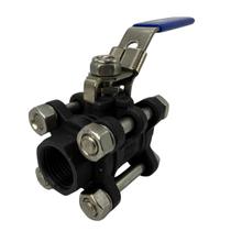 Válvula Registro Esfera Tripartida Aço Carbono Wcb 1/2 Bsp Válvula Registro Esfera Tripartida Aço Carbono Wcb 1/2 Bsp