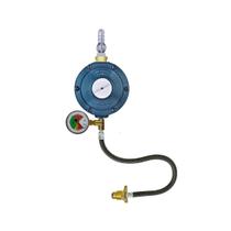 Válvula Regulador Registro 7kgh P/ 01 P45 C/ Manômetro saída bico 3/8