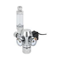 Válvula Reguladora De CO2 De Alta Pressão Para Aquário AC100-240V Com Contador De Bolhas Sistema De