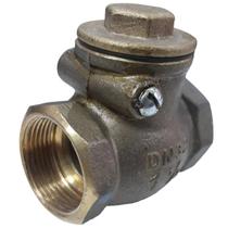 Valvula Retenção D Água 1 1/4 Horizontal Metal Com Portinhola - 114