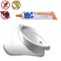 Válvula Retenção Esgoto 50Mm + Cola Adesivo Pvc Incolor 17G Válvula Retenção Esgoto 50Mm + Cola Adesivo Pvc Incolor 17G