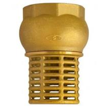 Válvula Retenção Fundo De Poço Bronze 2 Metal-Metal Crivo