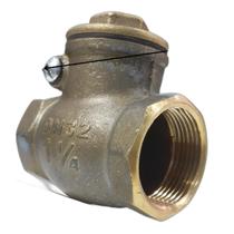 Valvula Retenção Horizontal Metal Com Portinhola 1 1/4 - 114