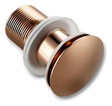 Valvula Rose Gold Pop Up Click Lavatório Cuba Louça Vidro Valvula Rose Gold Pop Up Click Lavatório Cuba Louça Vidro