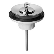 Válvula Saída D'Água Universal Lavatório Com Tampa Metálica Luxo Chrome Válvula Saída D'Água Universal Lavatório Com Tampa Metálica Luxo Chrome