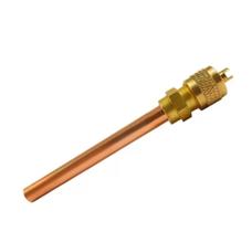 Válvula schrader 1/4 sae 100 mm x .5 mm(kit c/ 50 (unidades)