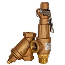 Válvula Segurança Latão 3/4" MxF BSPT Alavanca C/ Filtro Y DN20 Válvula Segurança Latão 3/4" MxF BSPT Alavanca C/ Filtro Y DN20