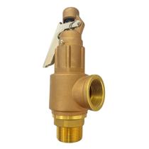 Válvula Segurança Latão 3/4" MxF BSPT Alavanca - PSV ET3701BM06 Válvula Segurança Latão 3/4" MxF BSPT Alavanca - PSV ET3701BM06
