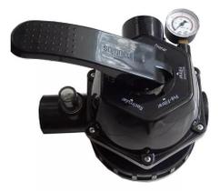 Válvula Seletora Bipartida Rosqueada Nautilus 1 ½" com Manômetro F450P a F750P