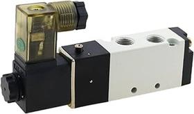 Valvula simples solenoide 5/2 vias r.1/4 220v Valvula simples solenoide 5/2 vias r.1/4 220v