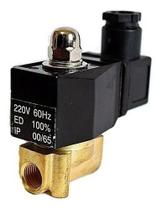 Válvula Solenoide 2 Vias 1/4' Nf Gás / Água / Ar / Óleo 220v