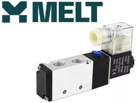 Válvula Solenoide 5/2 vias rosca 3/8