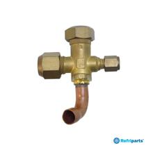 Válvula Sucção Porca 1/2 X Solda 1/2 R-22 Modelo 4