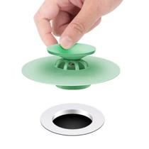 Válvula Tampa Ralo Pia Flexível Filtro Drenagem Agua Verde