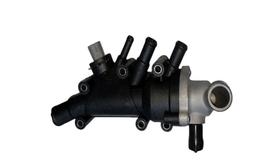 Valvula termostatica ( carcaça completa ) ( ecosport 2005 a 2012 zetec rocam 1.6 flex ) ( fiesta rocam 2004 a 2014 1.6 1.0 flex ) ( focus 1 2007 a 20