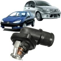 Válvula Termostática Com Carcaça 206 C3 1.4 8v E 1.6 8v Gasolina