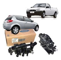Valvula Termostatica Completa ( Carcaca. Valvula Termostatica. Junta E Sensor De Temperatura ) ( Ford Ka 2008 A 2013 1.0 Flex 1.6 Flex ) ( Courier 1.6 Valvula Termostatica Completa ( Carcaca. Valvula Termostatica. Junta E Sensor De Temperatura ) ( Ford Ka 2008 A 2013 1.0 Flex 1.6 Flex ) ( Courier 1.6