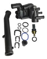 VALVULA TERMOSTATICA COMPLETA SENSOR CINZA GOL G6 1.0 8v, 1.6 8v 2014, 2015, 2016, 2017 VALVULA TERMOSTATICA COMPLETA SENSOR CINZA GOL G6 1.0 8v, 1.6 8v 2014, 2015, 2016, 2017