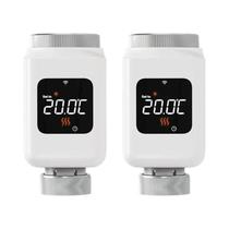 Válvula Termostática Inteligente WiFi Para Radiador TRV Com Controle Remoto De Temperatura via APP,