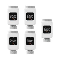 Válvula Termostática Inteligente WiFi Zigbee Controlador De Temperatura Programável Alexa Google