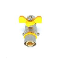 Válvula Torneira Registro Gás Multicamada Prensar 32mm Pex