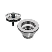 Válvula Tramontina 3 1/2" Sem Escape Em Aço Inox 430 E Polipropileno Para Pias Cubas E Tanques Tramontina Válvula Tramontina 3 1/2" Sem Escape Em Aço Inox 430 E Polipropileno Para Pias Cubas E Tanques Tramontina