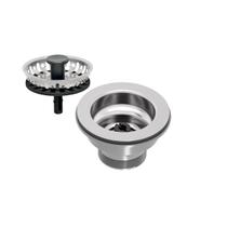 Válvula Tramontina 3.1/2" sem escape em Aço Inox e Polipropileno Válvula Tramontina 3.1/2" sem escape em Aço Inox e Polipropileno