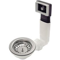 Válvula Tramontina 4 1/2" com Escape em Aço Inox Polido e Polipropileno para Pias e Cubas 94510033