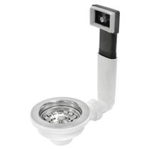 Válvula Tramontina Luxo 1/2 Com Escape Inox E Polipropileno Válvula Tramontina Luxo 1/2 Com Escape Inox E Polipropileno