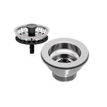 Válvula Tramontina para Pias e Cubas - Inox e Polipropileno sem Escape 3.1/2'' Válvula Tramontina para Pias e Cubas - Inox e Polipropileno sem Escape 3.1/2''