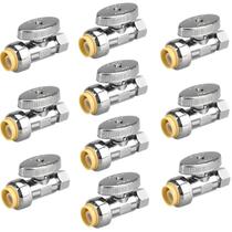 Válvulas de bloqueio PXZBLG 1/2 PTC Entrada 3/8 OD Compressão Cromada Válvulas de bloqueio PXZBLG 1/2 PTC Entrada 3/8 OD Compressão Cromada