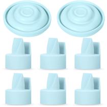 Válvulas de bomba de mama Papablic 8 unidades de silicone azul sem BPA