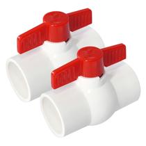 Válvulas de esfera de PVC YADIAN 1-1/2" com alça em T Water Shut-Off x2