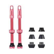 Válvulas Presta Tubeless 44-80mm Em Liga De Alumínio CNC Para Bicicletas De Estrada E MTB Com Tampa