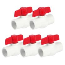 Válvulas Válvulas de esfera de PVC YADIAN 3/4" 150 PSI (pacote com 5)