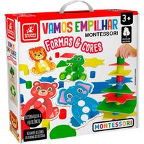 Vamos Empilhar Formas e Cores- Montessori
