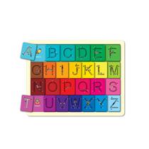Vamos escrever alfabeto vazado babebi 26 peças e tabuleiro