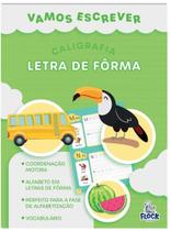 Vamos Escrever Letra de Forma Livro Infantil de Caligrafia Escrita Inicial, Tracinhos & Alfabetização Vamos Escrever Letra de Forma Livro Infantil de Caligrafia Escrita Inicial, Tracinhos & Alfabetização